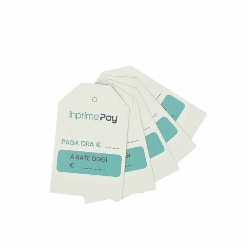 🏷️ Kit 50 Cartellini Prezzo InprimePay – “Ora/Rate” 🏷️